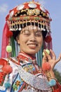 Traditional dressed Zhuang minority girl, Longji, China